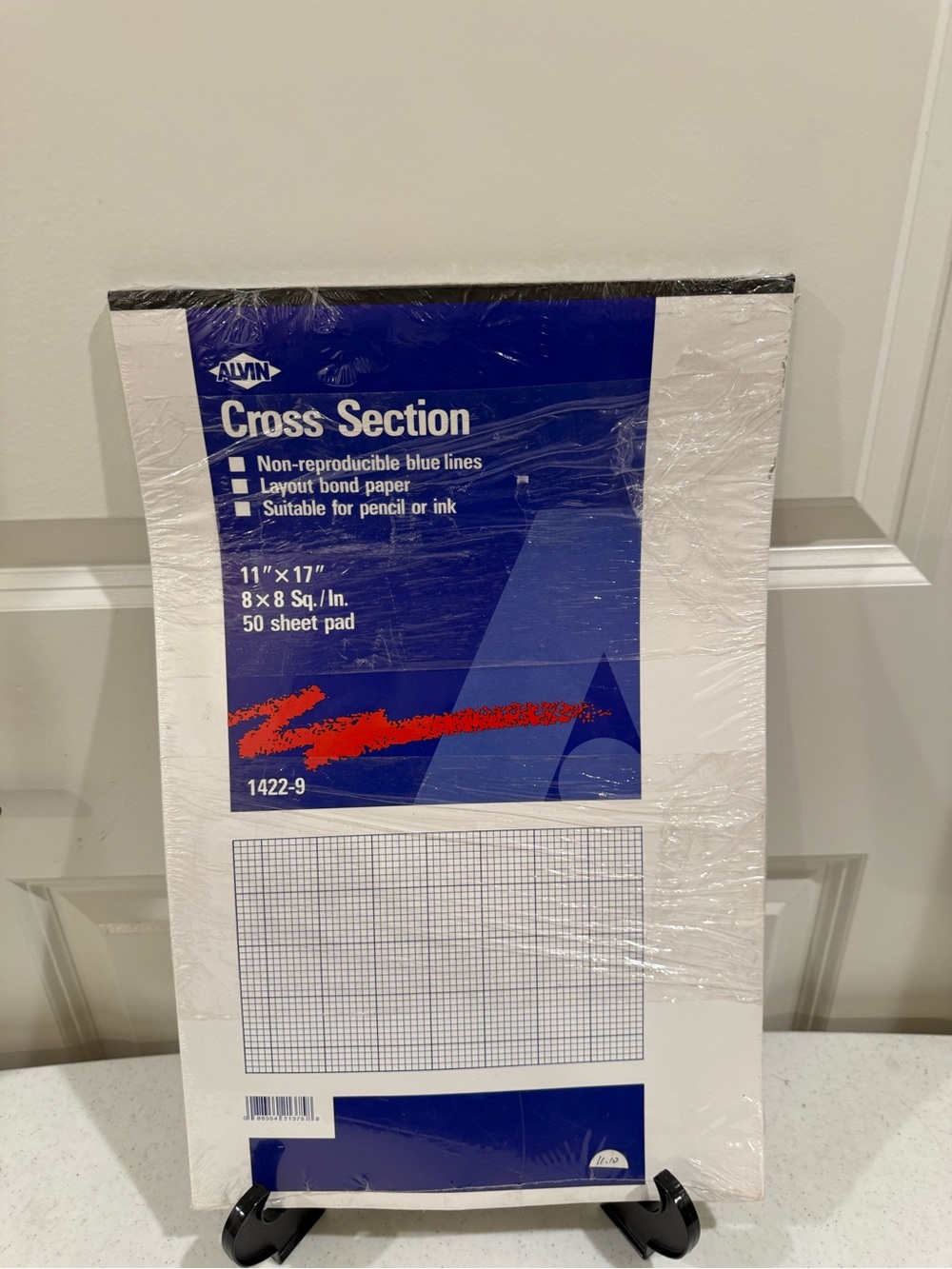 NEW Alvin Blue Cross Section Grid Pad - 11" x 17"